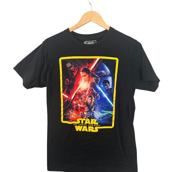 Star Wars Other - Star Wars The Force Awakens Galaxy Premiere Black Graphic Tee Men’s Medium